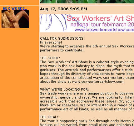 sex workers show
